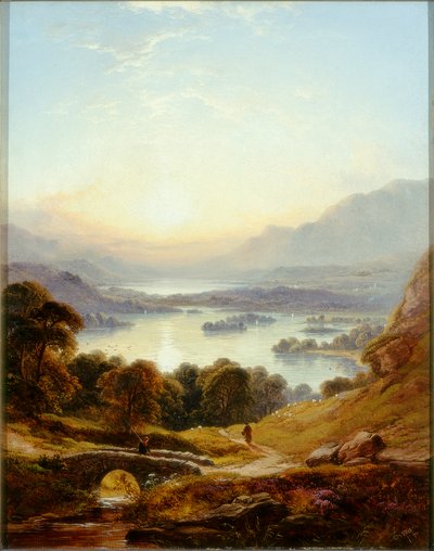 Derwentwater und Bassenthwaite Seen, Keswick, 1877 von George Blackie Sticks